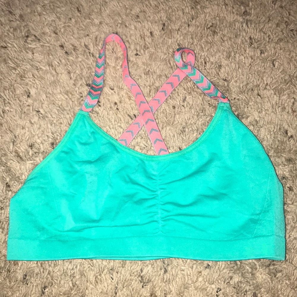 Green Sports Bra